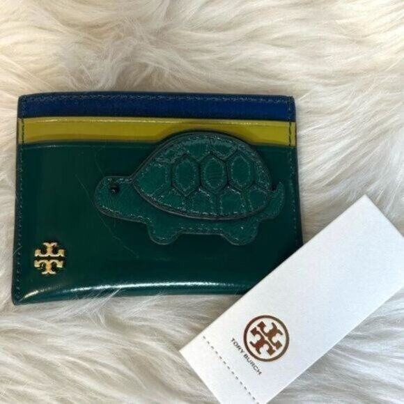 Tory Burch Turtle Card Case New! - Picture 4 of 9